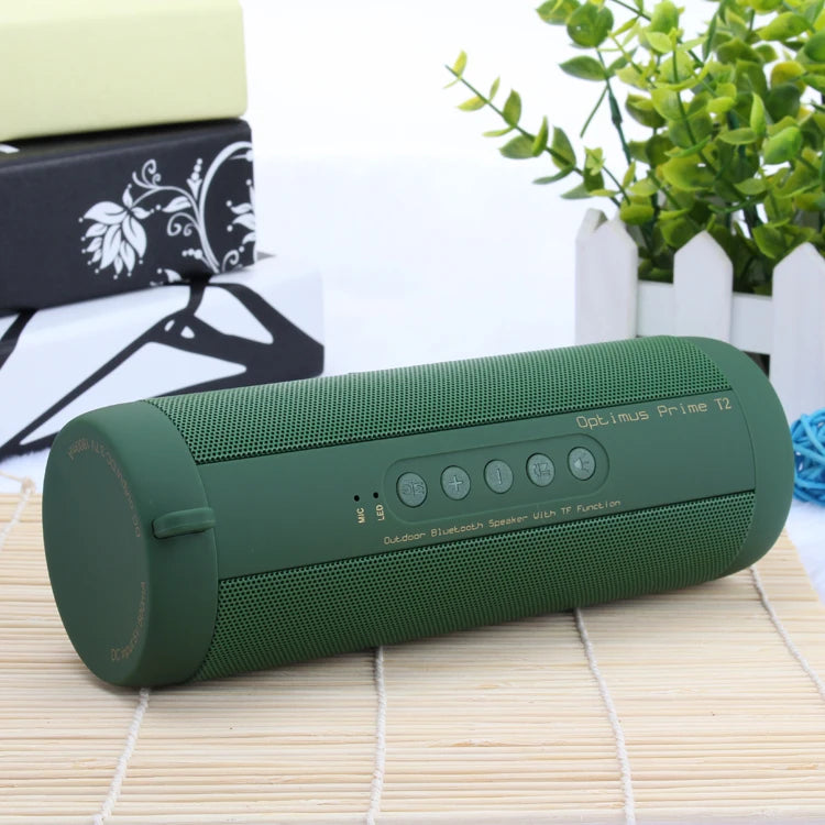 T2 Bluetooth Speaker Waterproof Portable Outdoor Wireless Mini Column Box Speaker Support TF card FM Stereo Hi-Fi Boxes main image 0