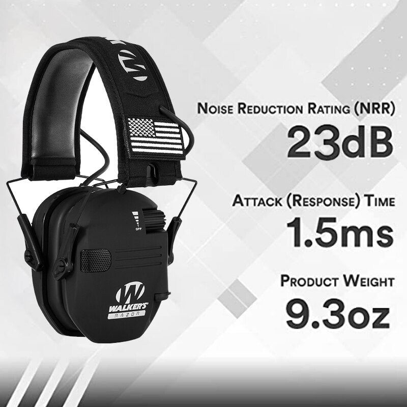 Electronic Hearing Protection Active Hunting Shooting Headphones Atom