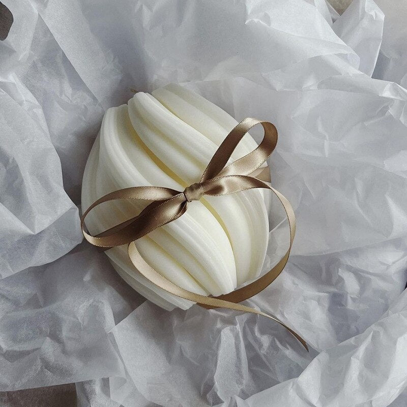 Scented Candle Aesthetic Spiral Curve Aromatic Home Decorative Candles