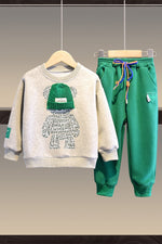 Boys & Girls Clothing Set Children Outerwear Tops Pants 2PCS Kid's Outfits