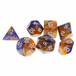 7Pcs Polyhedral Dice Double-Colors Game Dice RPG Dungeons and Dragons Table Game