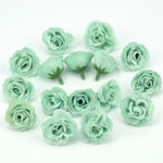 10/50/100pcs 2.5cm Mini Silk Artificial Rose Flower Heads For Wedding Party Home Decoration