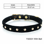 Cat Collar With Bell Beautiful Luxury Kittens Solid Pet Collar