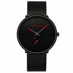 Fashion Men's Luxury Wristwatch Casual Slim Mesh Steel Waterproof Sports Watch