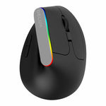 Delux M618C Wireless Gaming Mouse Ergonomic Vertical 6 Buttons RGB 1600 DPI Optical Mice
