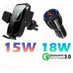 Wireless Car Charger Phone Holder Wireless Charging Car Mount Charger