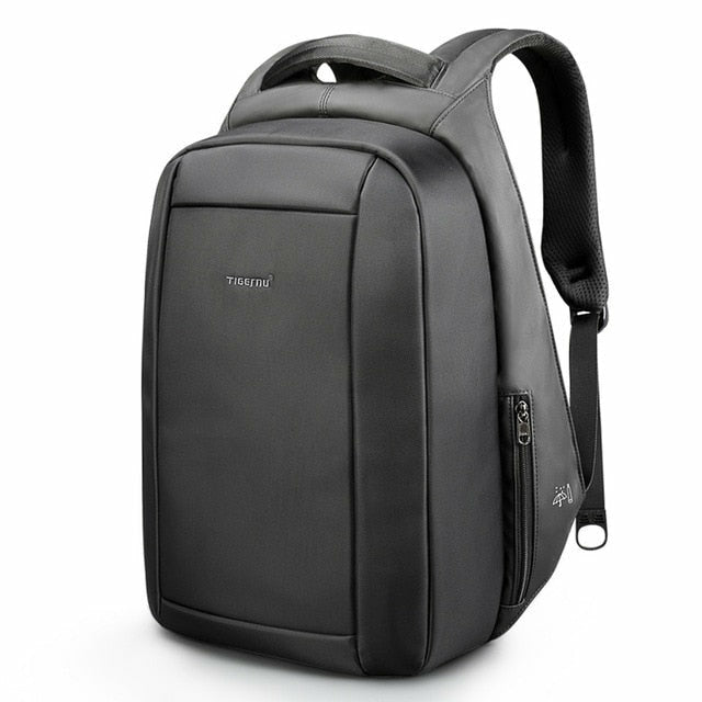 Hidden Anti Theft Zipper Laptop Backpacks USB Charger Travel Bags – Atom Oracle