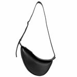 Women Fashion Wide Single Strap Zipper PU Leather Chest Bags
