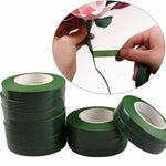 2 Rolls 30M Self-Adhesive Green Paper Tape Grafting Film Floral Stem Garland Wreaths