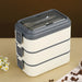 Stainless Steel Lunch Box Heating Insulation Multi-Layer Microwave Lunch Box