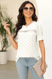 Patchwork Round Neck Pullover T-Shirt With Simple And Modern Aesthetic
