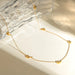 Elegant 18K Gold-Plated Necklace With Subtle Shine And Minimalist Chain For Women