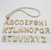 Freshwater Pearl English Alphabet Initial Letter Pendant Necklace – Gold Beaded Pearl Jewelry