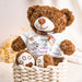 Personalized Bear Plush Stuffed Animal – Baby Shower or Nursery Gift