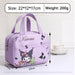 Cute Kuromi Thermal Lunch Bag – Portable Insulated Tote for Kids