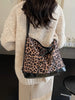 Leopard Print Convertible Crossbody Bag – Trendy Dual-Purpose Style