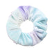 Trendy Tie-Dye Velvet Zipper Large Intestine Hair Loop for Stylish Look