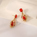 Light Luxury Creative Fashionable Emerald Women's Earrings Jewelry