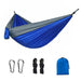Lightweight Double Nylon Camping Hammock With Straps For Outdoor Relaxation