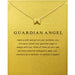 Angel Wings Pendant Jewelry Light Luxury Gold Plated Alloy Short Necklace