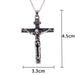 Cross Pendant Necklace with Fine Gold Chain Religious Jewelry for Women