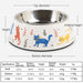 Dog Food Bowl Melanie – Stainless Steel Pet Bowl with Single Basin Design