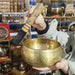 Handmade Brass Tibetan Singing Bowl with Sanskrit – Stress Relief Tool