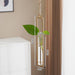 Scandinavian Style Hanging Hydroponic Glass Vase for Wall and Door Decor