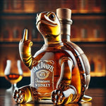 10oz Funny Middle Finger Whisky Glass Decanter – Duck, Turtle, Dog Options