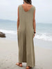 Sleeveless Wide Leg Jumpsuit For Women With Comfortable Fit For Spring And Summer Outfits
