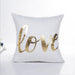 Cushion Cover – Gold Linen Cotton Soft Decorative Sofa Pillowcase