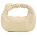 Woven Designer Handbag - Fashionable Cowhorn Knotted Bag for Stylish Carrying