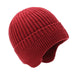 Hats Men's Autumn and Winter Woolen Hats Plush Thickened Knit Hats for Cold Weather
