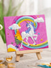 Relief Unicorn DIY 3D Oil Painting Kit for Kids and Adults Home Art Craft
