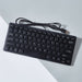 USB Wired Chocolate Mini Keyboard for Desktop Laptop Silent Typing