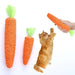 Radish Cat Teaser Durable Bite Resistant Toy for Self Relief and Teeth Grinding