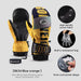 Winter Warm Ski Gloves Waterproof Plush Thickened Touch Screen Gloves