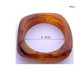 Vintage Acrylic Resin Square Bangle – Minimalist Bracelet for Women