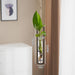 Scandinavian Style Hanging Hydroponic Glass Vase for Wall and Door Decor