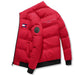 Men's Standing Collar Polycotton Jacket Thick Warm Comfortable Down Jacket