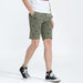 Men's Casual Pattern Print Shorts Cotton Slim Fit Cargo Shorts