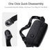 Men's Lightweight Waterproof Crossbody Chest Bag with Waist Pack Function