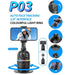 Ai-Enabled 360° Auto-Tracking Gimbal Stabilizer For Vlogging And Video Shooting