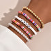 Soft Ceramic Temperament Pearl Multi-Layer Bracelet Women's Jewelry