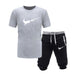 Two Pieces Sets T Shirts Shorts Set Hight-Quality Men's Fashion Clothing