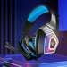 RGB Wired Gaming Headset – Colorful Over-Ear Computer Headphones