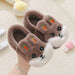 Kids' Cotton Indoor Slippers – Cute Rabbit Non-Slip Home Footwear