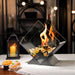 Desktop Alcohol Fireplace Real Fire Portable Diamond-Shaped Heating Unit