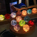 Decorative LED Glowing Crystal Ball with Dragon Bead and Night Light Function