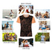 Ice Silk All-Over Printed T-Shirt For Men’s Lightweight Summer Fashion